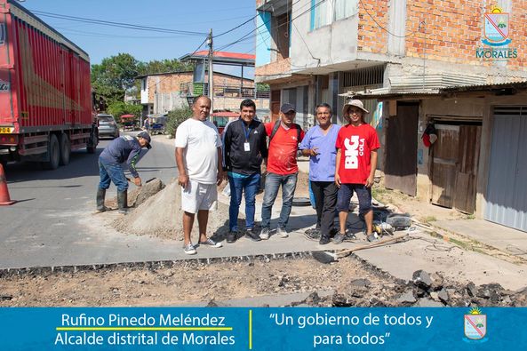 PONEN EN MARCHA NUEVOS ROMPEMUELLES EN PUNTOS ESTRATÉGICOS DEL DISTRITO DE MORALES.